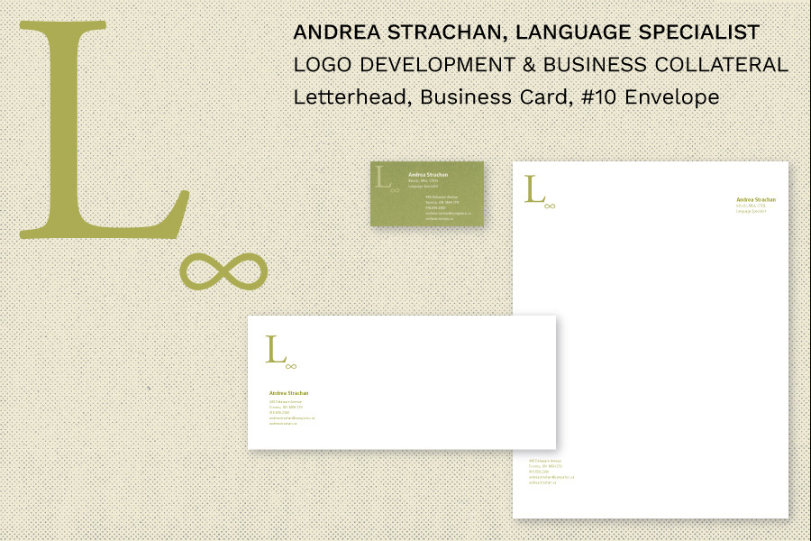 Andrea Strachan Logo Development and Business Collateral